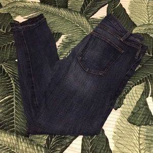 Current /Elliot The Roller jeans raw hem